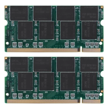 2X 1GB DDR1 Prenosni Pomnilnik Ram so-DIMM, 200PIN DDR333 PC 2700 333Mhz Za Notesnike Sodimm Memoria