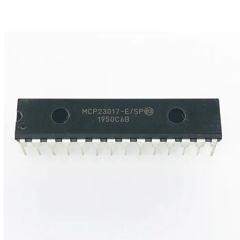 5pcs MCP23017-E/SP DIP-28 MCP23017 16-Bit/I, Glava z I2C Vmesnik IC Diy IO Elektronski