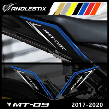 AnoleStix Reflektivni Motocikel Nalepke Pod Sedež, Oklep Decals Set Za YAMAHA MT09 MT-09 SP 2017 2018 2019 2020