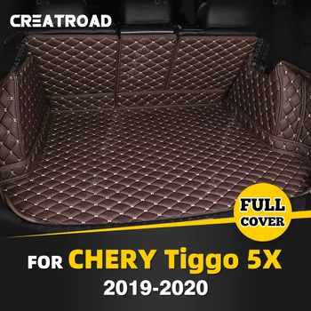 Auto Polno Zajetje Trunk Mat Chery Tiggo 5X 2019 2020 prtljažniku Kritje Pad Tovora Linijskih Notranje zadeve Zaščitnik Dodatki