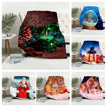 Doma dekoracijo plišastih Kavč odejo Božič živali Bedspread na postelji anime puhasto mehko odeje debelo odejo za zimo