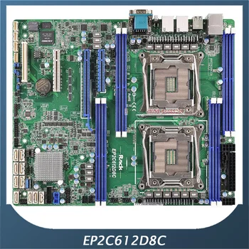Server matične plošče Za ASROCK Za EP2C612D8C DDR4 2400 LGA2011 ATX Podpora Array 5 E5-2600/4600 V3 Popolnoma Preizkušen Dobra Kvaliteta