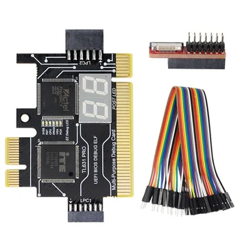 TL631 Pro -DEBUG Diagnostični Kartico PCI, PCI-E Mini PCI-E Motherboard Večfunkcijsko Namizni Prenosni računalnik za Diagnostiko Analyzer
