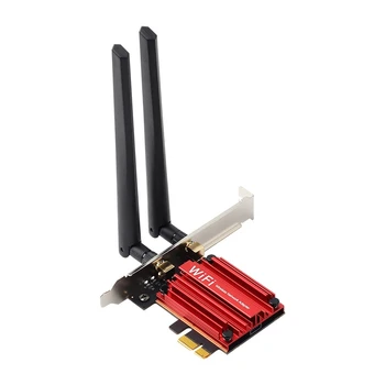 1 KOS AX210 Za Bluetooth5.2 802.11 AX 2.4 G/5 G/6Ghz Wireless PCIE Network Adapter za Kartico Wifi Podporo Win10/11