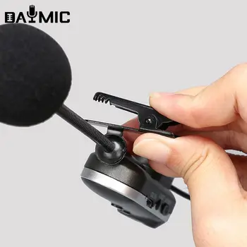 2-Kanalni Posnetek Microfone Audio Intervju Brezžični Lavalier Mikrofon UHF FM Mini Mic