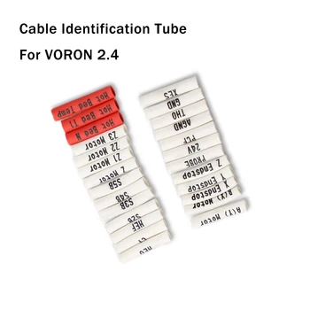25pcs/set Voron 2.4 0.75 Kvadratne Žice Število Cevi / Kabel Identifikacija Obroč, ki je Primerna za Adapter Ploščo 3D Tiskalnik Deli