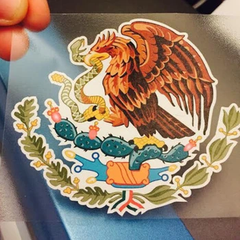 33403# Mehiški Grb Mehika Zastave Nalepke Nepremočljiva Vinilne Nalepke Avto Dodatki Pegatinas Par Coche DIY Avto Styling