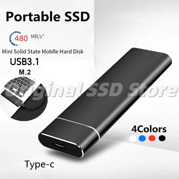 4TB Prenosni SSD 16TB Visoke hitrosti Mobilnega Pogona ssd 8TB SSD Mobilne Trdi Disk Zunanji pomnilnik Decives za Prenosnik ps4 ps5