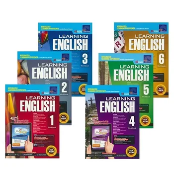 6 Knjig/Set SAP Izobraževanja 1 - 6 Razred se otroci Učijo angleščino delovni Zvezek otroci homeschool Knjige Singapur Osnovne Šole pisanje knjige