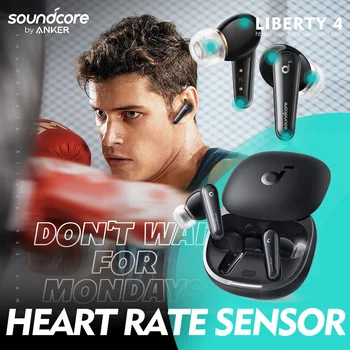 Anker Soundcore Original Svobode 4, Res Brezžične Bluetooth Slušalke TWS šumov Slušalke Senzor Srčnega Čepkov