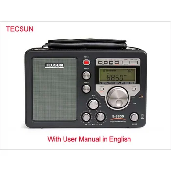 AWIND TECSUN S-8800 Radio Prenosni SSB Dvojno Pretvorbo PLL DSP FM/MW/SW/LW Full Band Radio Sprejemnik, z Daljinskim upravljalnikom
