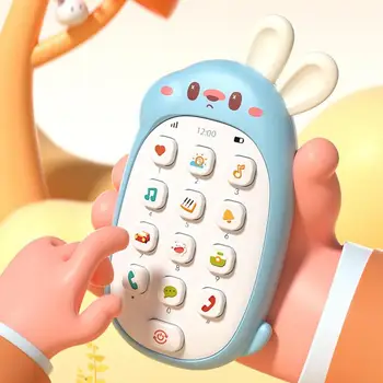 Baby Mobilni Telefon, Igrača Glasbeni Zvok Telefon Spalna Igrače Z Teether Simulacije Telefon Otroci Dojenčka Začetku Izobraževalne Igrače Otrok Darilo