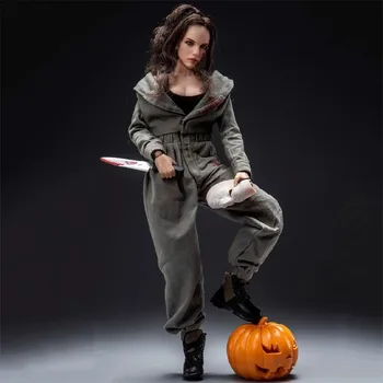 BBK008 1/6 Obsega Halloween Killer, Girl Model 12 Inch Ženski Vojak Dejanje Slika Lutke Celoten Sklop Zbiranje Igrač Hobi Darila Fan