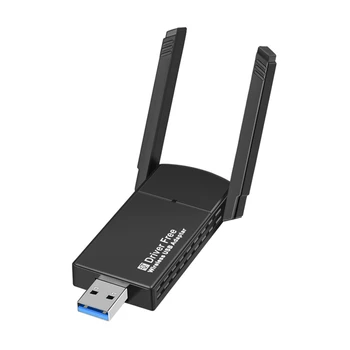 Brezžično Omrežno Kartico vmesnik USB Wifi Adapter 650Mbps 802.11 Ac/B/G/N Za PC Windows