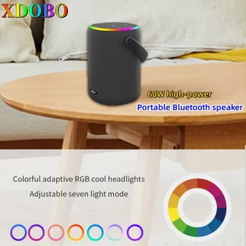 Caixa De Som 60-VATNE Moči Gospodinjstvo Nepremočljiva Prenosni Square Dance Stereo Bluetooth Zvočnika Zvočni Sistem Subwoofer Bluetooth 5.3