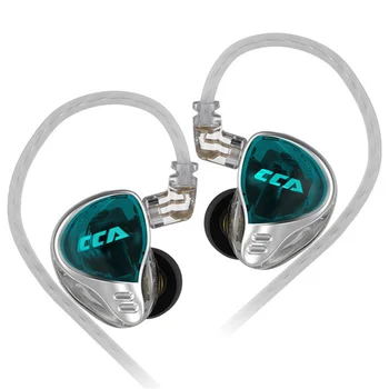 CCA CA10 V Uho Slušalke 10 Enot Uravnotežen Armature Žične Slušalke Preklic HiFi Šport, Glasba Ušesnih Čepkov