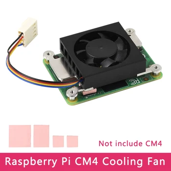 CM4 Namenske Hladilni Ventilator za Raspberry Pi Izračun Modul 4 s Toplotno Trakovi Heatsinks Kovinski Okvir za Pi CM4