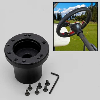 Golf Voziček Volan Hub Adapter Primerni za EZGO TXT RXV Matt Black