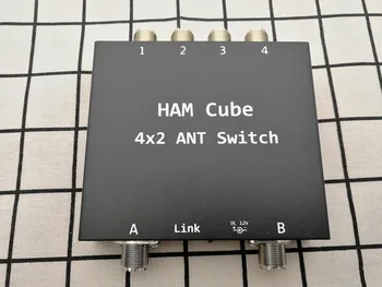 Ham Kocka 4x2 Antena Stikalo z Bluetooth za Kratkotalasni HF ANT Stikalo + angleško Android mobilne APLIKACIJE