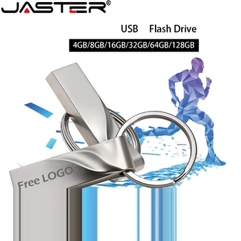 JASTER USB 2.0 flash disk, U disk tipko memory stick 128GB Pendrive 64GB 8GB 16GB 4GB 32GB USB ključ Mini prilagojene po Meri logo