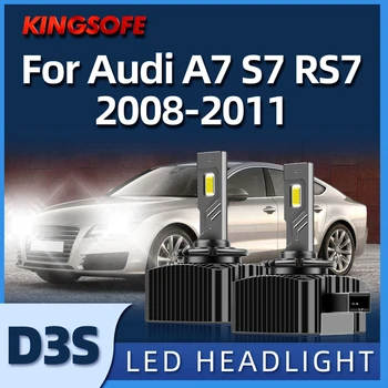 KINGSOFE D3S LED Žarometi HID Žarnica 110W Avto Svetlobe Turbo Lučka Avtomobil Za Audi A7 S7 RS7 2008 2009 2010 2011