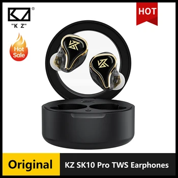 KZ SK10 Pro TWS Slušalke Bluetooth, združljiva 5.2 Brezžični Hibridni HiFi Igra Čepkov šumov Šport Zaslon Slušalke