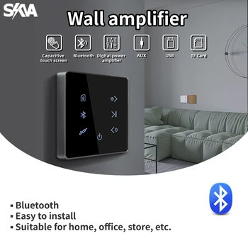 Mini Stenski Bluetooth za Zvočni Ojačevalniki Smart Sistem za Domači Kino Zvok Center Amplificador Zmogljiv predvajalnik Glasbe, Plošče za uporabo v Zaprtih prostorih