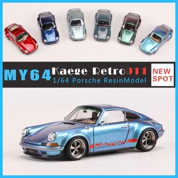 MY64 1:64 Kaege Retro Klasična 911 Smolo Model Avtomobila Limited Edition 199 Modela Avtomobila