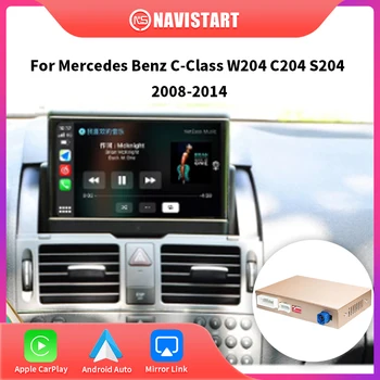 NAVISTART Brezžični CarPlay Za Mercedes Benz C-Razred W204 C204 S204 2008-2014 Android Auto Airplay Ogledalo Povezavo DSP