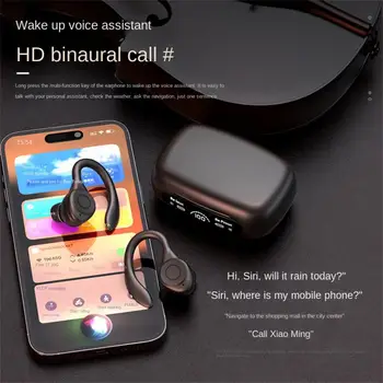 Novo Uho-visi Y7 Brezžična tehnologija Bluetooth-združljive Slušalke Dolgo Življenje High Definition Klic Kakovost Zvoka Z LED Digitalni Zaslon