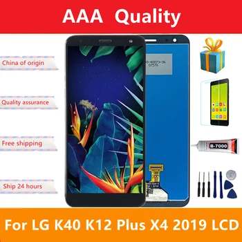 Original LG LCD Za K40 K12+ K12 Plus X4 2019 X420EM X420HM X420N LCD-Zaslon, Zaslon na Dotik, Računalnike Z Okvirjem Za LG LCD K40