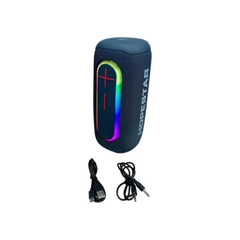 P60 Zvočnik Prenosni Bluetooth Zvočnik Glasno Glasnost Zvočnik z vodotesnosti za Zunanjo Domači Igralec Modra
