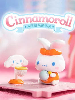 Resnično Sanrio Anime Številke Kawaii Cinnamoroll Tlaka Klub Dejanje Slika Lutke Igrače Namizni Okras Dekor Darilo Za Rojstni Dan