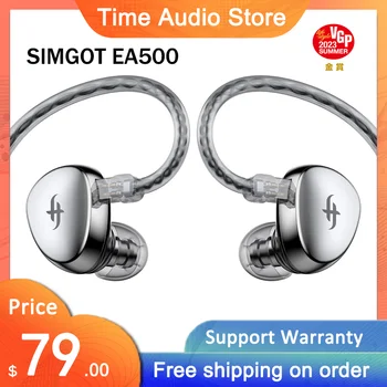 SIMGOT EA500 Hi-Ove V Uho Zaslon Slušalke s Snemljivo Kabel Dinamičnega Voznika IEM Slušalke HiFi Stereo Žične Čepkov