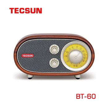 Tecsun/Desheng BT-60 Oreh Masivnega Lesa FM High Fidelity Bluetooth Predvajalnik Radio Audio radio bluetooth portatil магнитола