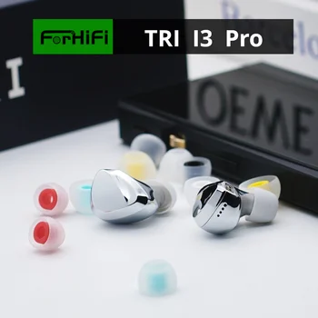 TRI I3 Pro Dvodimenzionalni Magnetni+1DD+ BA IEMs Žične Slušalke Hi-Fi in-ear Monitor Slušalke 2pin 8-core 5N Kabel OFC| S12 Pro| KZ