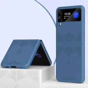 Udobno Mat Kritje Primeru Mobilni Telefon Samsung Galaxy Ž Flip 3 5G Flip3 Ultra Tanek Zaščito pred Padcem Primerih
