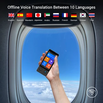 Wooask W12 Realnem Času Language Translator AI Glas 98% Natančnost Offline Online WIFI Posodobitve Naprave za Potovalne dejavnosti