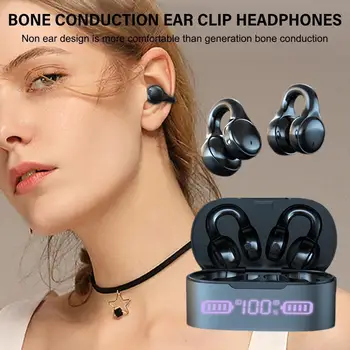 X56 Kostne Prevodnosti Uho Posnetek Slušalke Earcuffs Odprto Brezžično Inteligentni Bluetooth Hrupa Uho Šport Zmanjšanje Padca Anti On H3J7