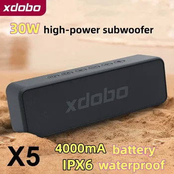 XDOBO X5 Nepremočljiva Bluetooth Zvočnik Mini Prostem CyclingCard Brezžična tehnologija Bluetooth Namizje Bluetooth Prenosni Zvočnik Doma Theate