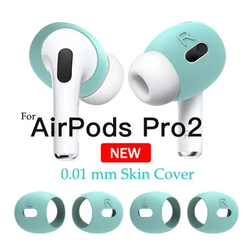 Za Apple AirPods Pro 2 Kože, Ki Pokriva Ušesa Nasveti Blazine Brsti Silikonska Zaščitna Torbica Za Brezžični Čepkov Bluetooth Slušalke Pribor