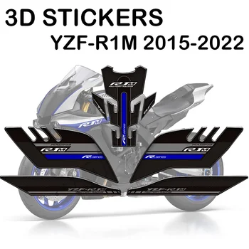 Za YAMAHA YZF R1M YZF-R1M 2015-2022 Dodatki, Dekorativne Nalepke, 3D Nalepke Kit Barva Varstvo Decals YZFR1M