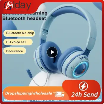Športne Igre Slušalke Tws Slušalke Z Mikrofon Podpira Tf Kartice Slušalke Hi-Fi Zvok Pisane Led Otrok Slušalke